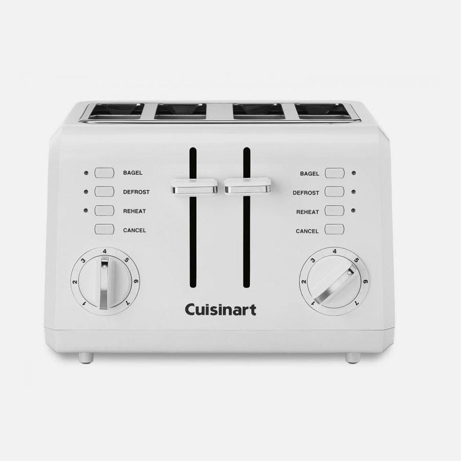 4 SLICE COMPACT TOASTER WHITE